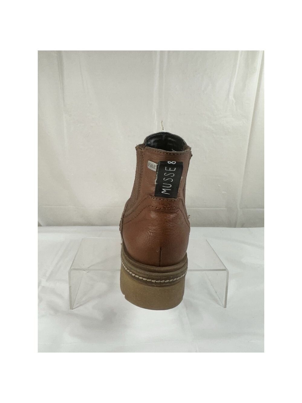 Musse & Cloud CHELSEA PLATFORM BOOT BROWN LUG SOLE - Picture 12 of 14